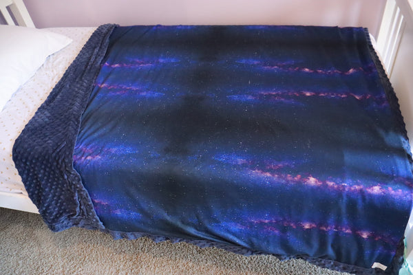Milky Way Minky Blanket