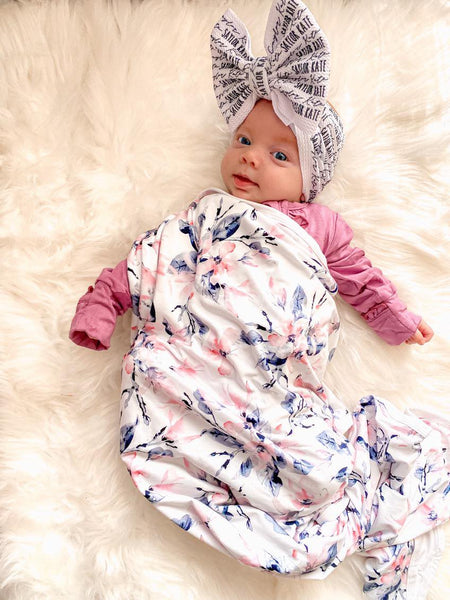 Floral Baby Blanket